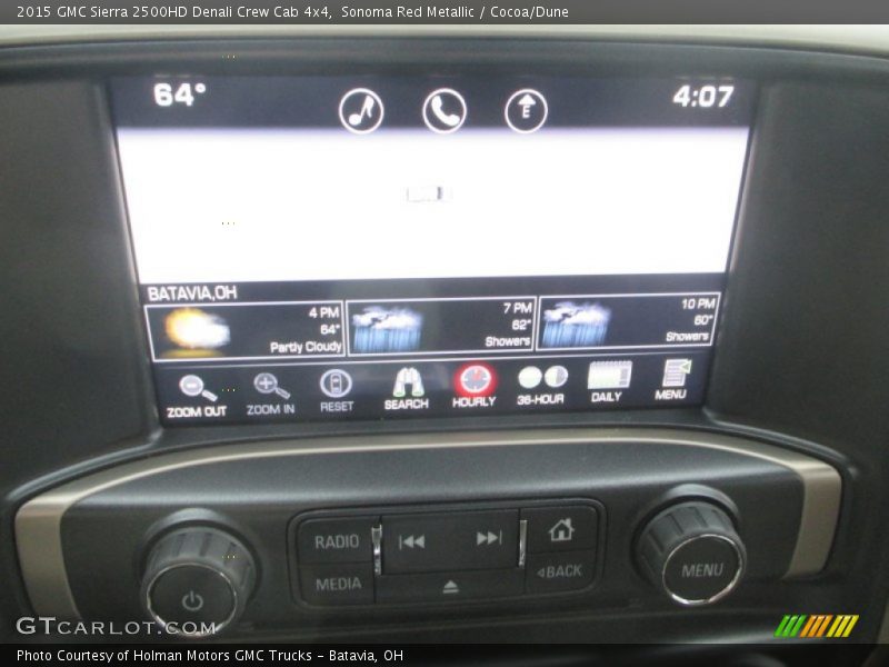 Sonoma Red Metallic / Cocoa/Dune 2015 GMC Sierra 2500HD Denali Crew Cab 4x4