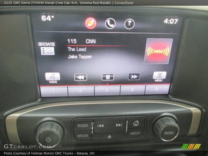 Sonoma Red Metallic / Cocoa/Dune 2015 GMC Sierra 2500HD Denali Crew Cab 4x4