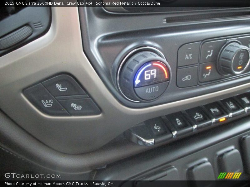 Sonoma Red Metallic / Cocoa/Dune 2015 GMC Sierra 2500HD Denali Crew Cab 4x4