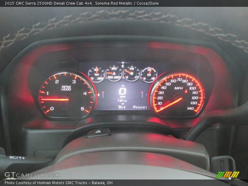Sonoma Red Metallic / Cocoa/Dune 2015 GMC Sierra 2500HD Denali Crew Cab 4x4