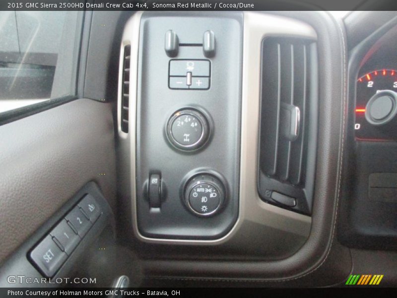 Sonoma Red Metallic / Cocoa/Dune 2015 GMC Sierra 2500HD Denali Crew Cab 4x4