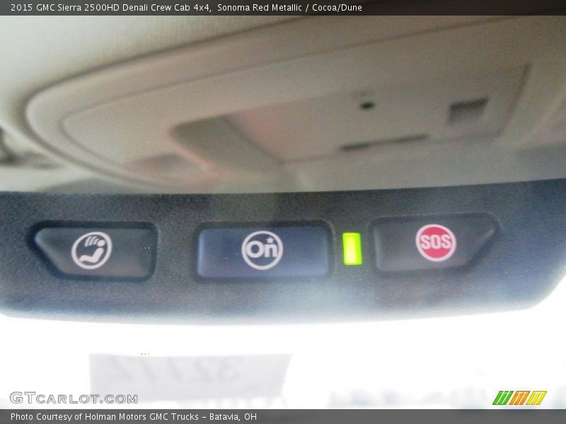 Sonoma Red Metallic / Cocoa/Dune 2015 GMC Sierra 2500HD Denali Crew Cab 4x4