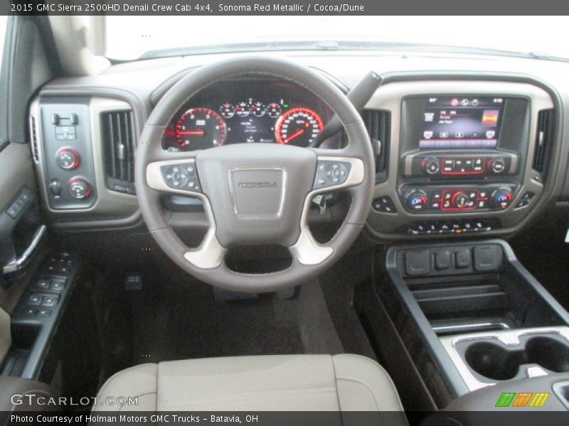 Sonoma Red Metallic / Cocoa/Dune 2015 GMC Sierra 2500HD Denali Crew Cab 4x4