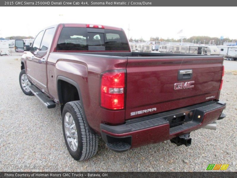 Sonoma Red Metallic / Cocoa/Dune 2015 GMC Sierra 2500HD Denali Crew Cab 4x4