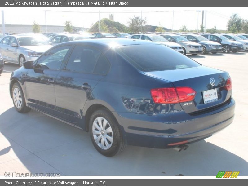 Tempest Blue Metallic / Titan Black 2013 Volkswagen Jetta S Sedan
