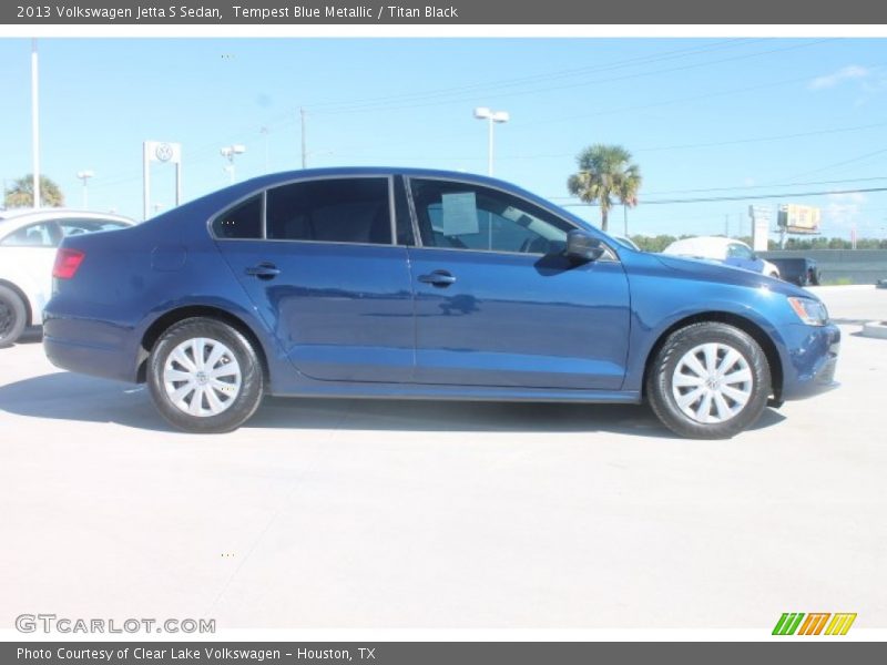 Tempest Blue Metallic / Titan Black 2013 Volkswagen Jetta S Sedan