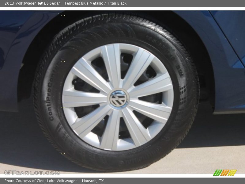 Tempest Blue Metallic / Titan Black 2013 Volkswagen Jetta S Sedan
