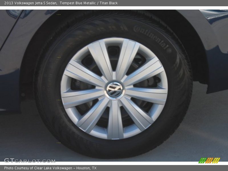 Tempest Blue Metallic / Titan Black 2013 Volkswagen Jetta S Sedan