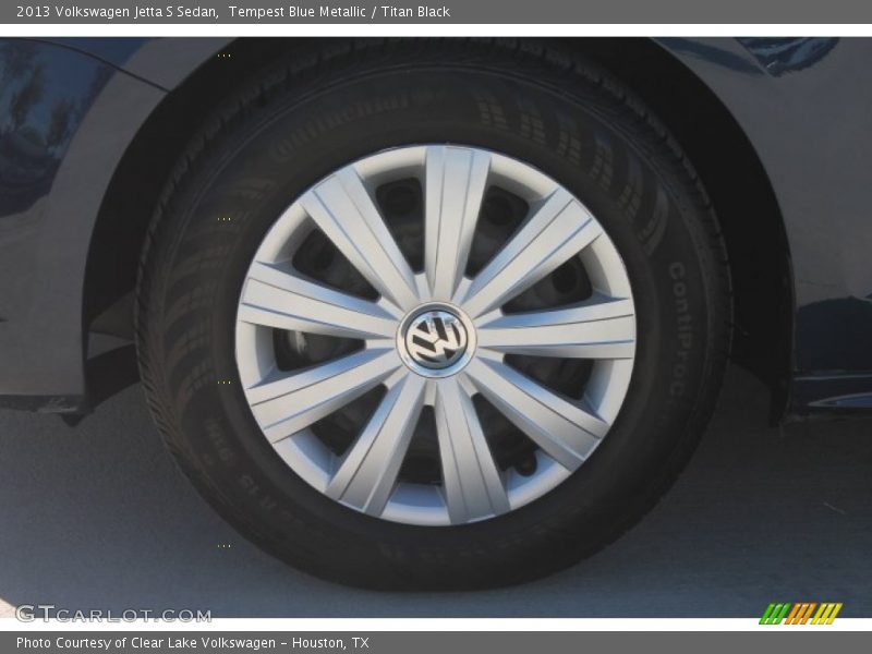 Tempest Blue Metallic / Titan Black 2013 Volkswagen Jetta S Sedan