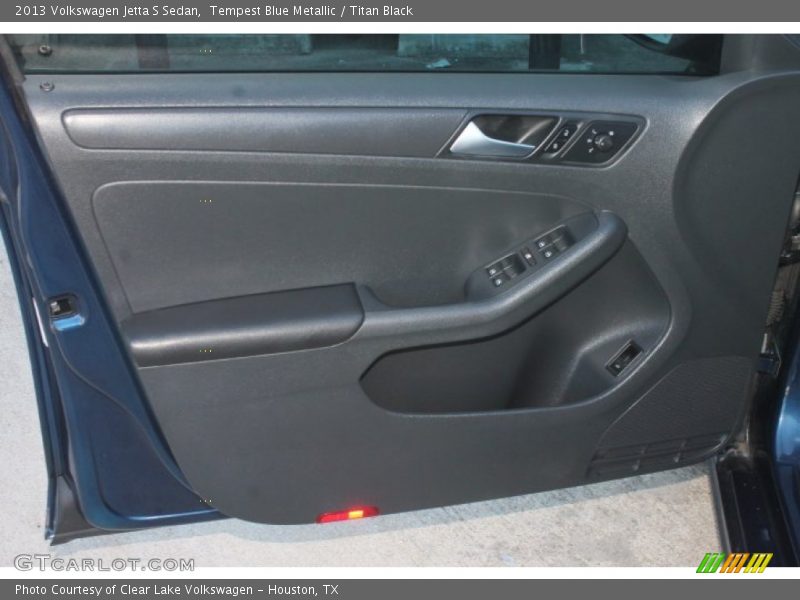 Tempest Blue Metallic / Titan Black 2013 Volkswagen Jetta S Sedan