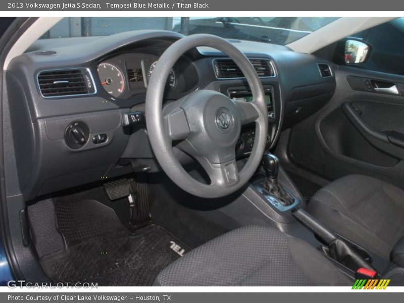 Tempest Blue Metallic / Titan Black 2013 Volkswagen Jetta S Sedan