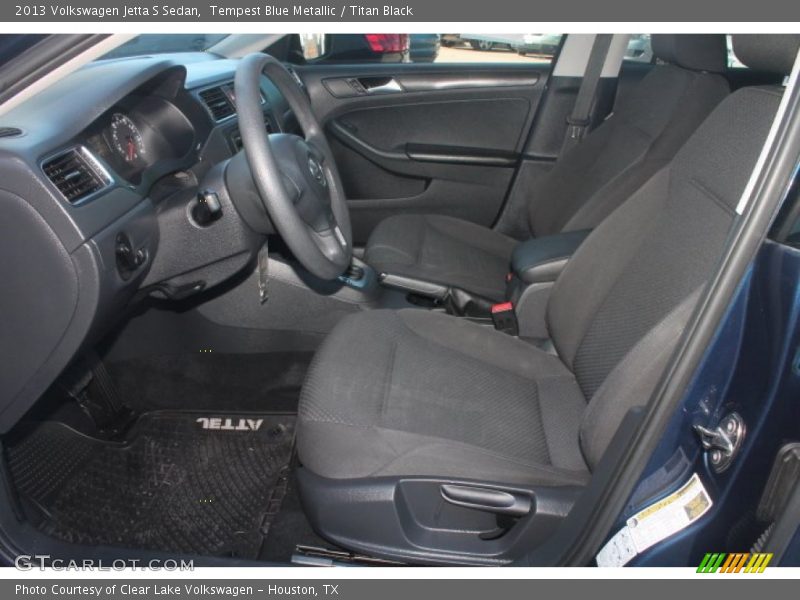 Tempest Blue Metallic / Titan Black 2013 Volkswagen Jetta S Sedan