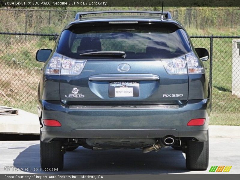 Neptune Blue Mica / Light Gray 2004 Lexus RX 330 AWD