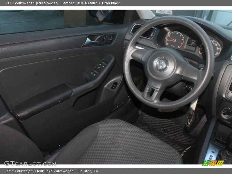 Tempest Blue Metallic / Titan Black 2013 Volkswagen Jetta S Sedan