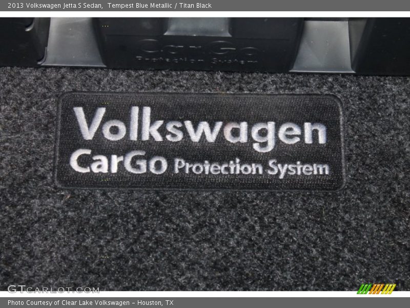 Tempest Blue Metallic / Titan Black 2013 Volkswagen Jetta S Sedan