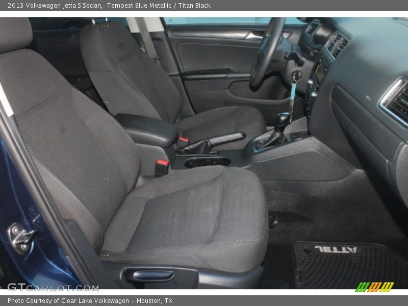 Tempest Blue Metallic / Titan Black 2013 Volkswagen Jetta S Sedan