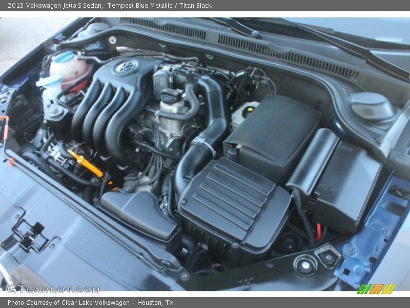 Tempest Blue Metallic / Titan Black 2013 Volkswagen Jetta S Sedan