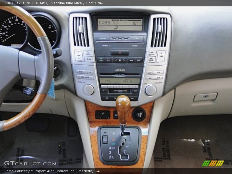 Neptune Blue Mica / Light Gray 2004 Lexus RX 330 AWD
