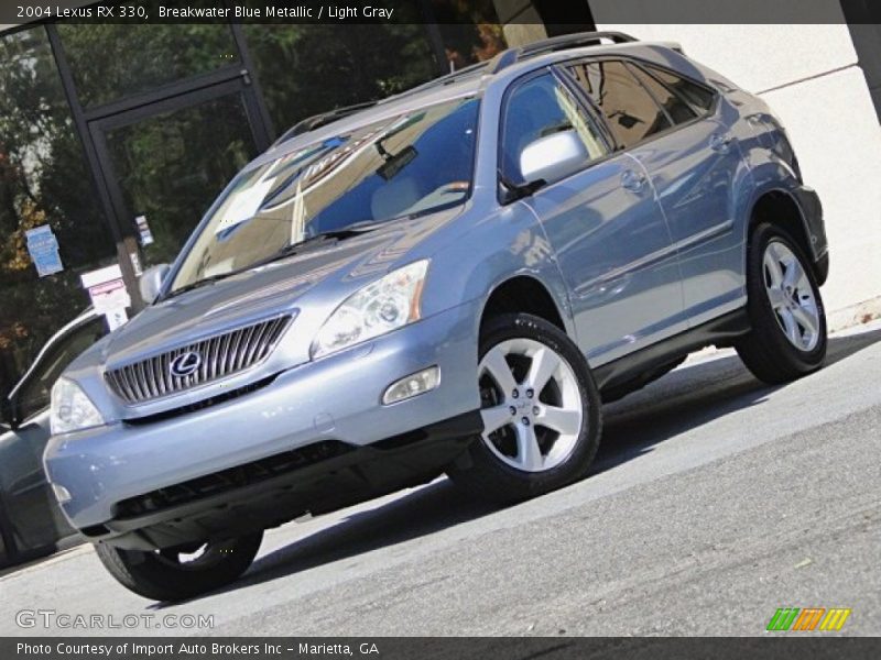 Breakwater Blue Metallic / Light Gray 2004 Lexus RX 330
