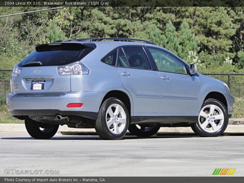 Breakwater Blue Metallic / Light Gray 2004 Lexus RX 330