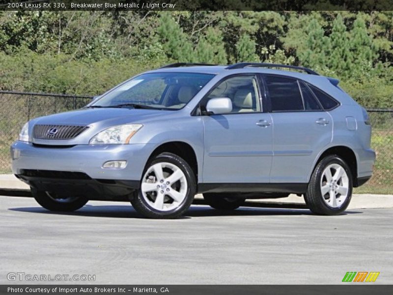 Breakwater Blue Metallic / Light Gray 2004 Lexus RX 330
