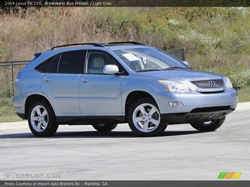 Breakwater Blue Metallic / Light Gray 2004 Lexus RX 330
