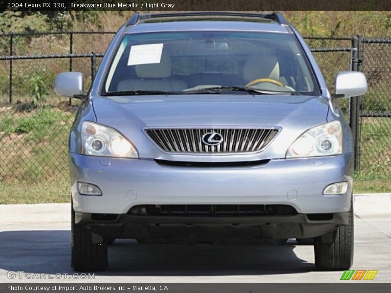Breakwater Blue Metallic / Light Gray 2004 Lexus RX 330