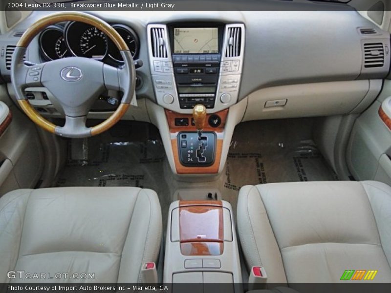 Breakwater Blue Metallic / Light Gray 2004 Lexus RX 330