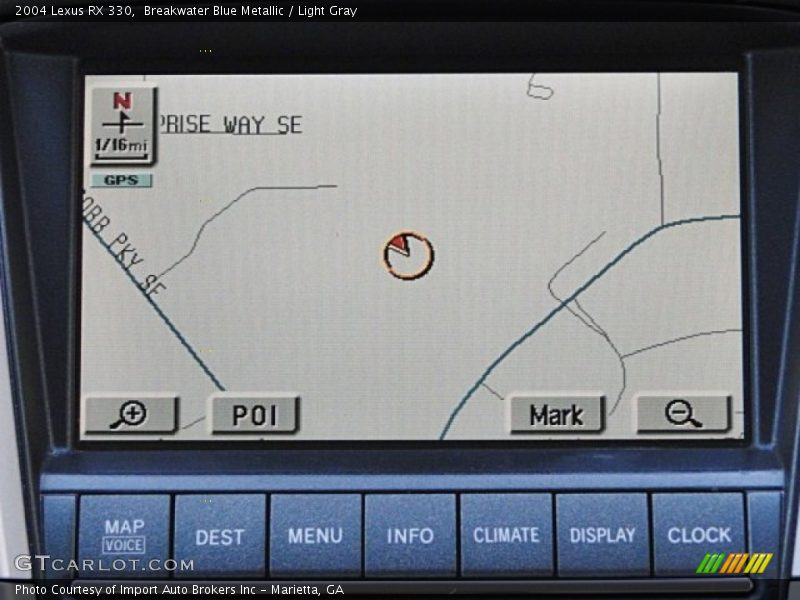 Breakwater Blue Metallic / Light Gray 2004 Lexus RX 330