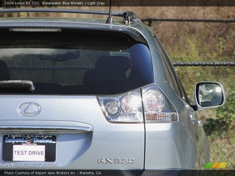 Breakwater Blue Metallic / Light Gray 2004 Lexus RX 330