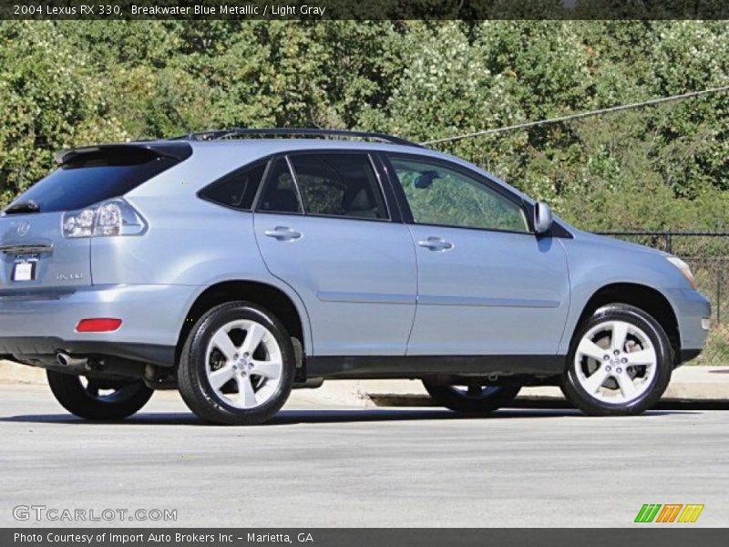 Breakwater Blue Metallic / Light Gray 2004 Lexus RX 330