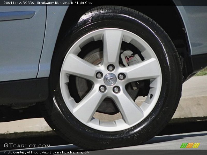 Breakwater Blue Metallic / Light Gray 2004 Lexus RX 330