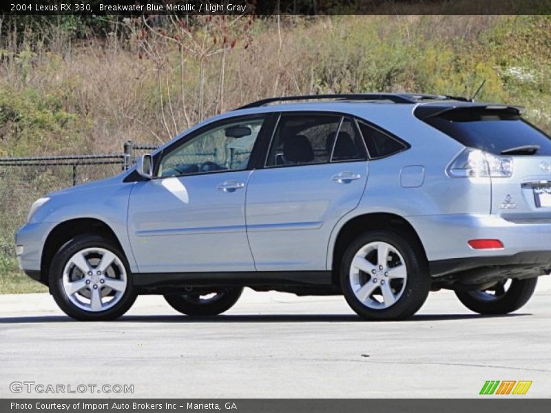 Breakwater Blue Metallic / Light Gray 2004 Lexus RX 330