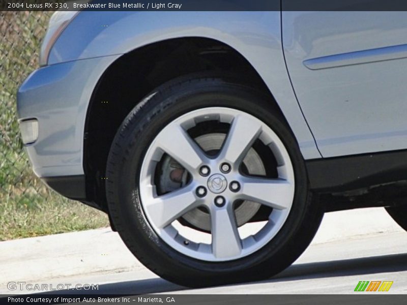 Breakwater Blue Metallic / Light Gray 2004 Lexus RX 330