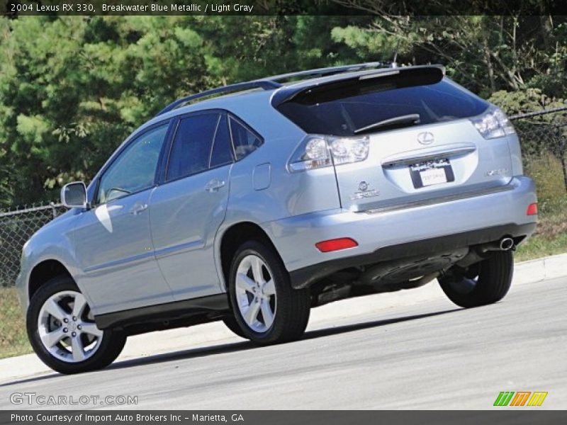 Breakwater Blue Metallic / Light Gray 2004 Lexus RX 330