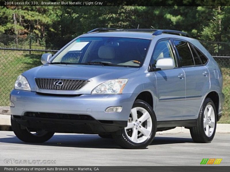 Breakwater Blue Metallic / Light Gray 2004 Lexus RX 330