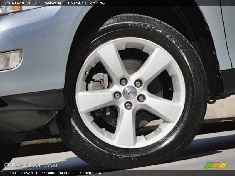 Breakwater Blue Metallic / Light Gray 2004 Lexus RX 330
