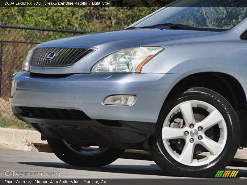 Breakwater Blue Metallic / Light Gray 2004 Lexus RX 330