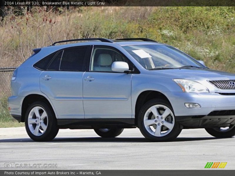 Breakwater Blue Metallic / Light Gray 2004 Lexus RX 330