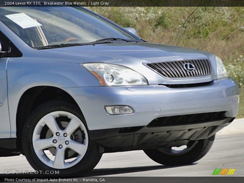 Breakwater Blue Metallic / Light Gray 2004 Lexus RX 330