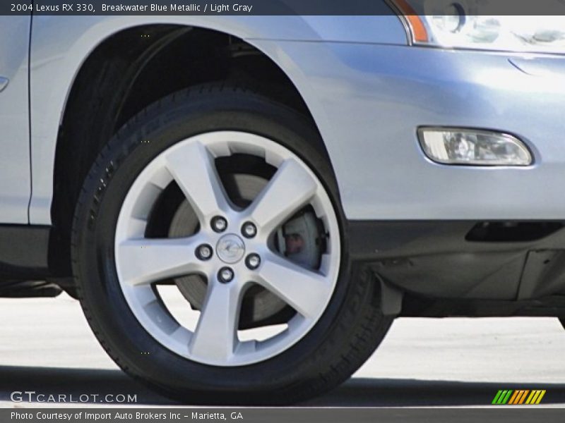 Breakwater Blue Metallic / Light Gray 2004 Lexus RX 330
