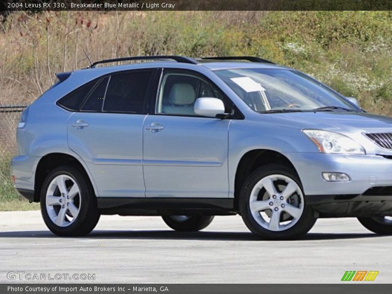 Breakwater Blue Metallic / Light Gray 2004 Lexus RX 330