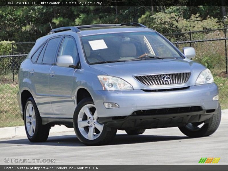Breakwater Blue Metallic / Light Gray 2004 Lexus RX 330