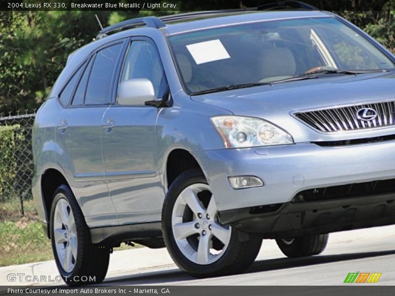 Breakwater Blue Metallic / Light Gray 2004 Lexus RX 330