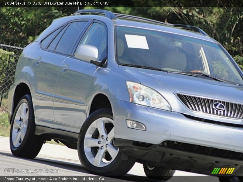 Breakwater Blue Metallic / Light Gray 2004 Lexus RX 330