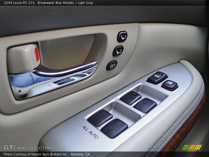 Breakwater Blue Metallic / Light Gray 2004 Lexus RX 330