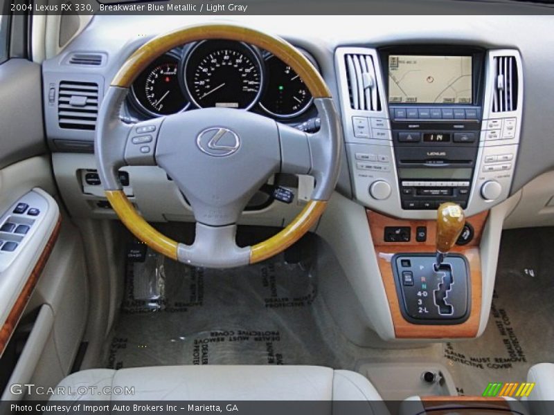 Breakwater Blue Metallic / Light Gray 2004 Lexus RX 330