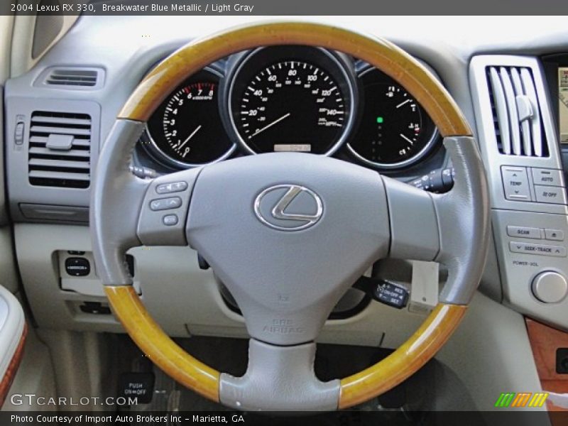 Breakwater Blue Metallic / Light Gray 2004 Lexus RX 330