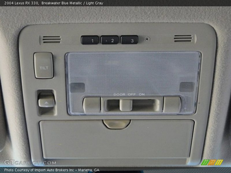 Breakwater Blue Metallic / Light Gray 2004 Lexus RX 330