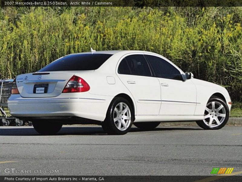 Arctic White / Cashmere 2007 Mercedes-Benz E 350 Sedan